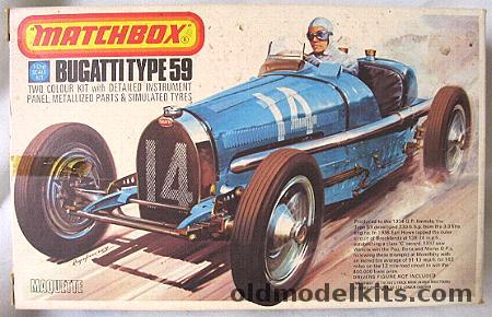 Matchbox 1/32 Bugatti 59 plastic model kit